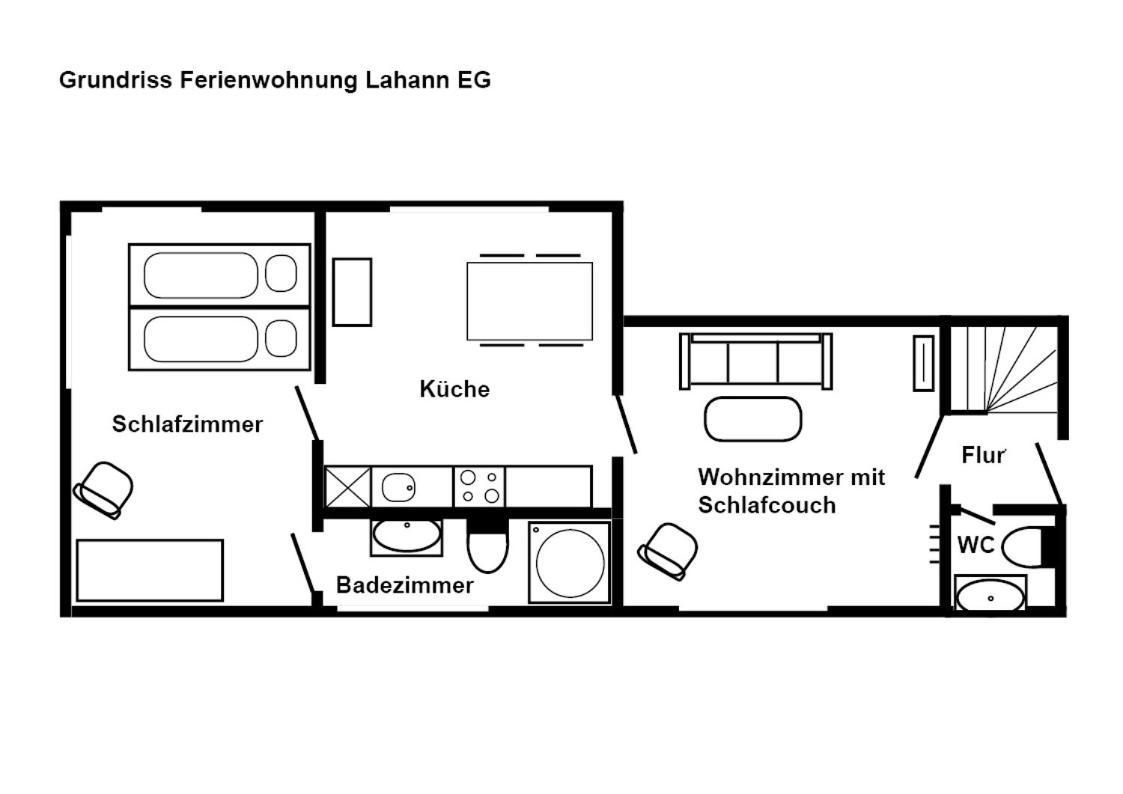 Saalfeld Saale Ferienwohnung Lahann מראה חיצוני תמונה